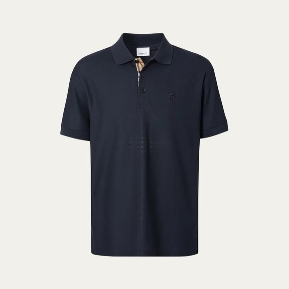 Burberry Other - Burberry Men's Eddie Pique Polo Shirt Navy Size Large